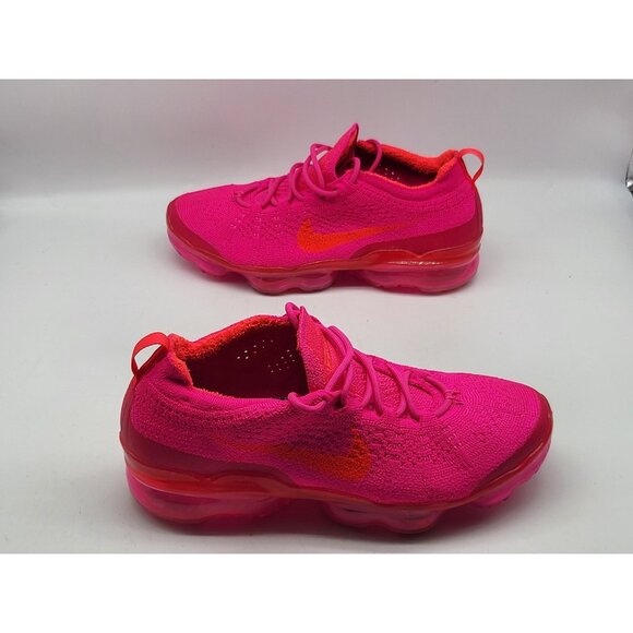 Nike Air Vapormax Flyknit 2023 Shoes Womens Size‎ 8 Pink Red Running DV6840-600 - Picture 4 of 9